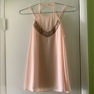 Peach Trapeze Blouse